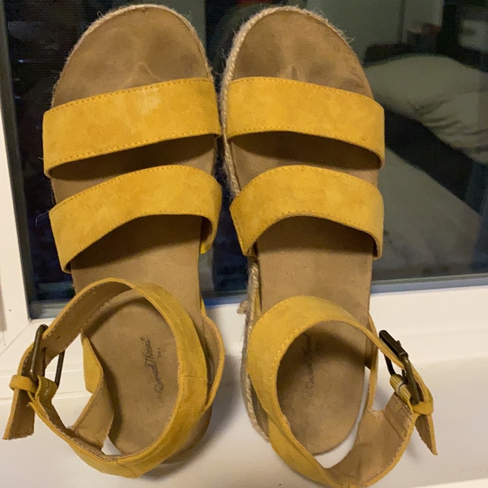 Universal Thread Espadrille Open Toe Platform San… - image 2